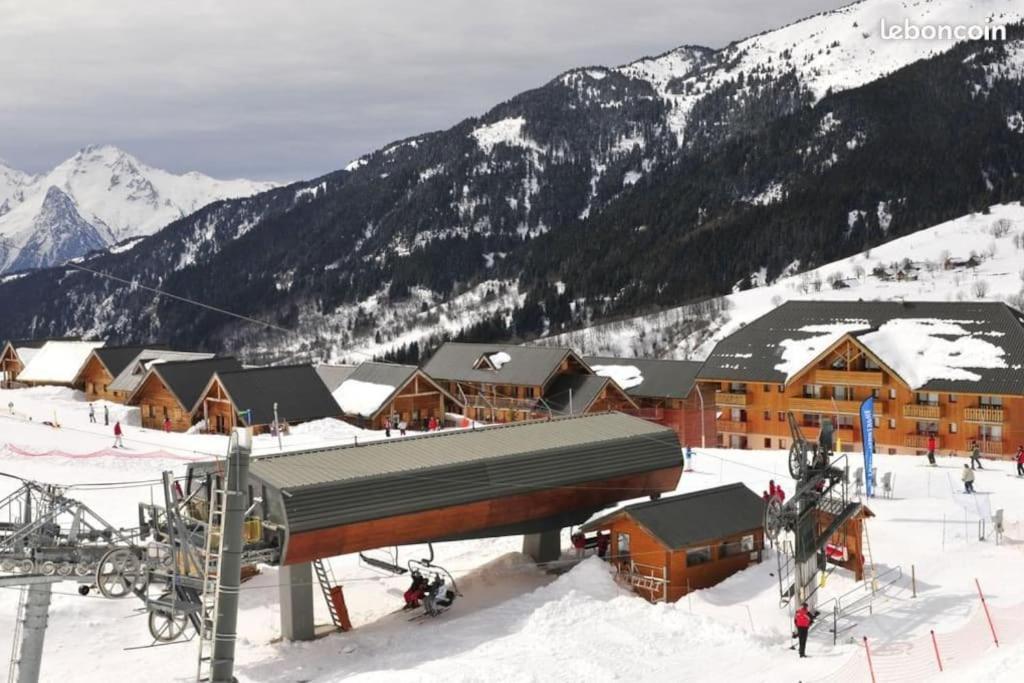 Saint Francois Longchamps Loc A La Montagne Avec Piscine Ete Hiver Vg23 Exterior foto